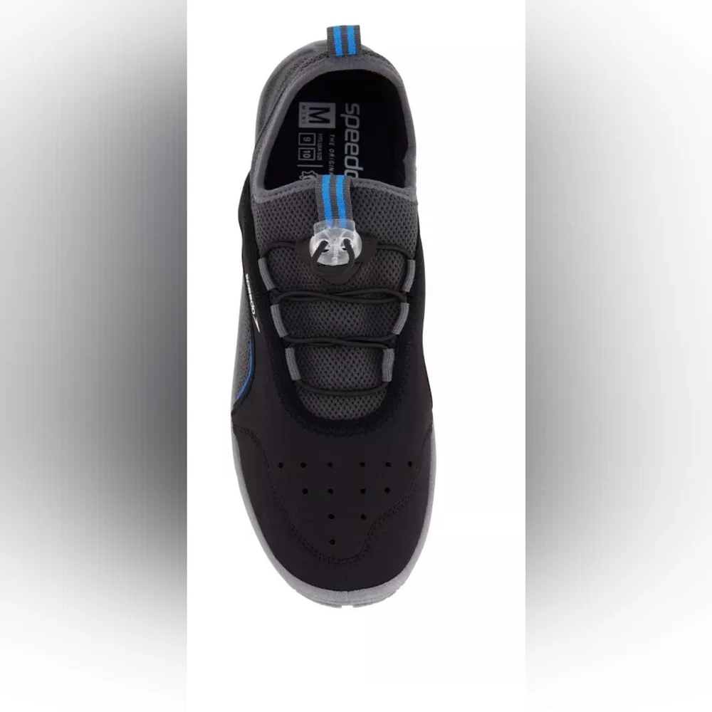Speedo Men's Surfwalker Water Shoes - Gray/Black - Picture 3 of 6